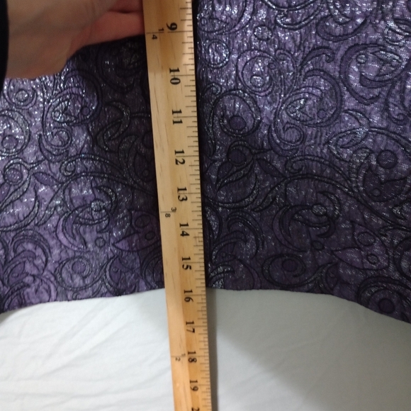 R&M Richards Women’s Two-Piece Lace Overlay Dress with Jacket Purple Sz 8 - Picture 11 of 11